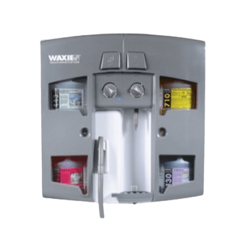 Cleaning product dispenser with multiple compartments.